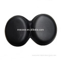 Custom printed nylon/velvet zipper pouch of custom eva earphone case with zipper and custom logo of waterproof eva headset box